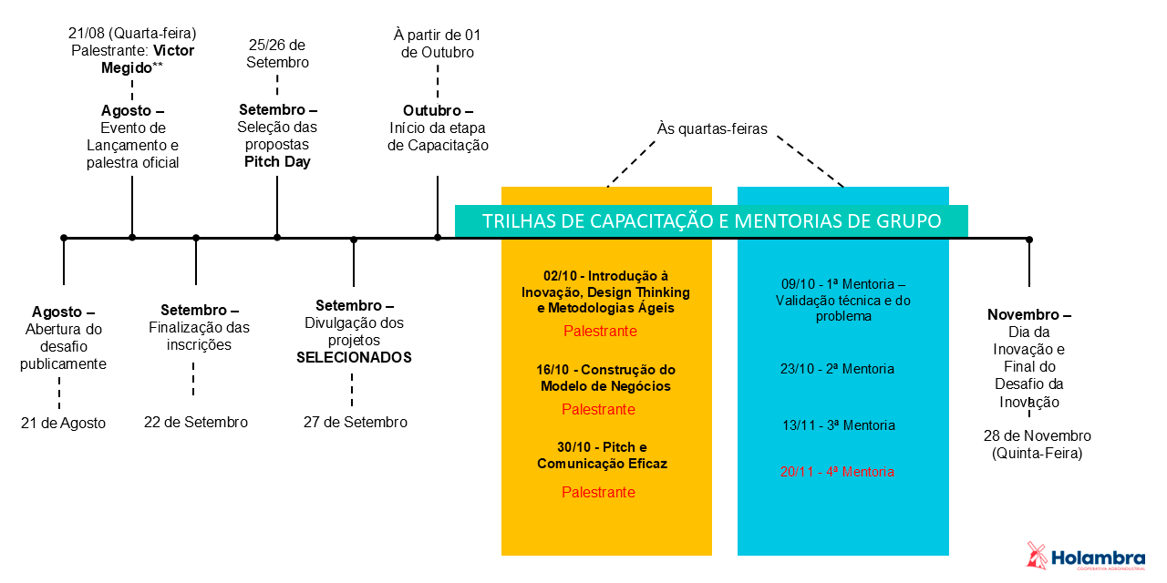 cronograma de ações